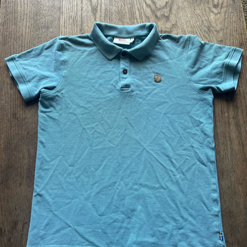 Fjallraven Men's Teal Polo Shirt